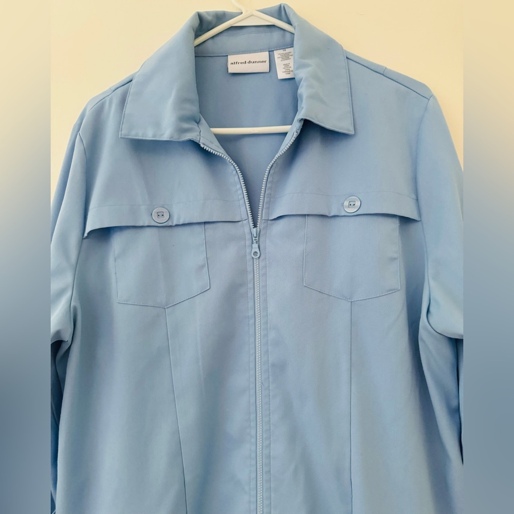 Alfred Dunner Women’s Zippered Top, Size 16
